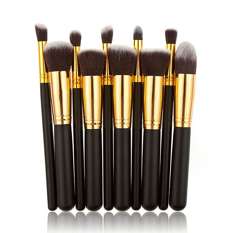 10Pcs/Set Professional Makeup Brushes Eye Shadow Eyebrow Lip Eye Make