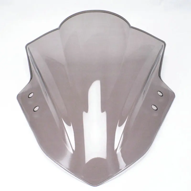Мотоцикл двойной пузырь лобовое стекло ветер экран для 2013 Kawasaki Ninja 300 300R EX300 EX A B черный Иридиум - Цвет: Smoke