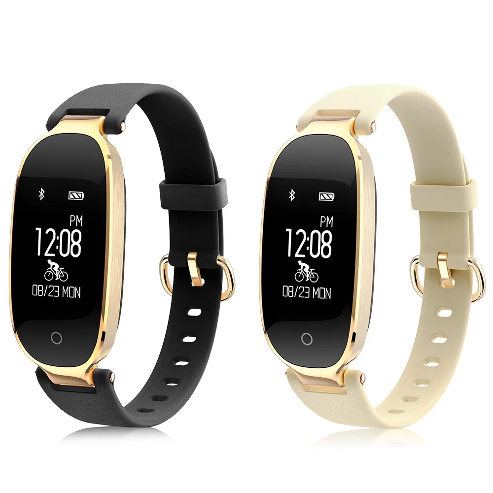 S3 Fashion Smart Band Girl Women IP67 Smart Bracelet Heart Rate Monitor
