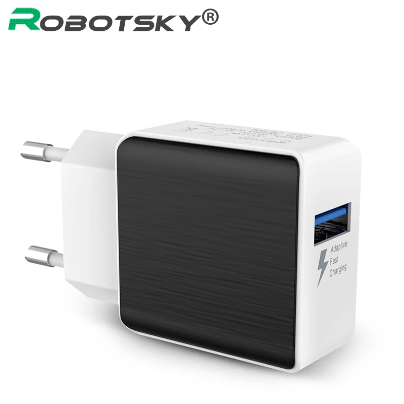 5V Max 2.5A QC2.0 USB Charger Adapter Fast Charger Wall Charger Travel Adapter for Samsung Note 8 7 S7 S6 HTC M9