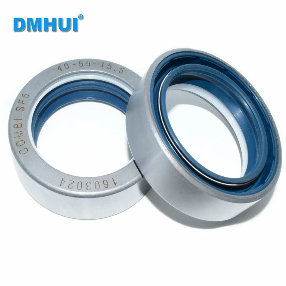 COMBI SF6 Type 40*55*15.5 or 40X55X15.5 NBR+PU 1848B Used for Axle Drive tractor ISO 9001:2008 DMHUI brand
