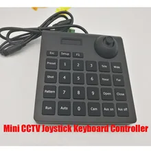 O Envio gratuito de Mini Joystick CCTV Controlador de Teclado para Câmera De Segurança Pan Tilt Zoom PTZ Speed Dome Suporte Pelco P/D Protocolo
