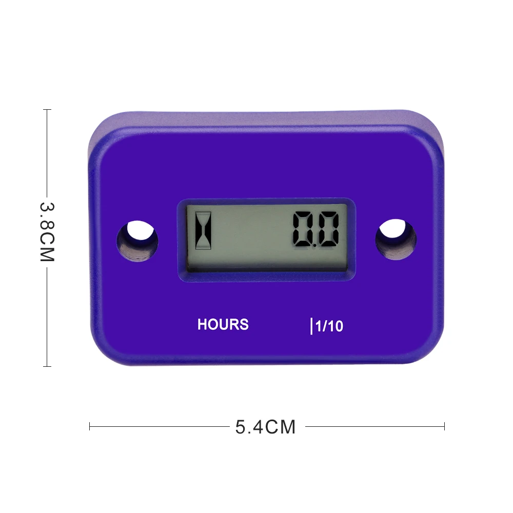 Водонепроницаемый Индуктивный цифровой счетчик часов встроенный аккумулятор lcd DisplayGauge счетчик часов для кухонного велосипеда мотоцикла