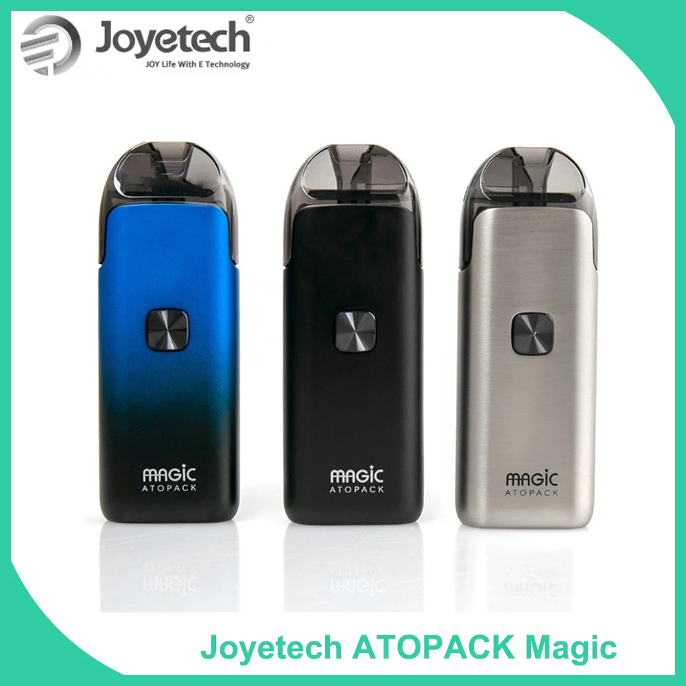 

Original Joyetech Atopack Magic Pod System Kit Built 1300mAh Battery in NCFilm Heater 7ml Capacity Electronic Cigarette