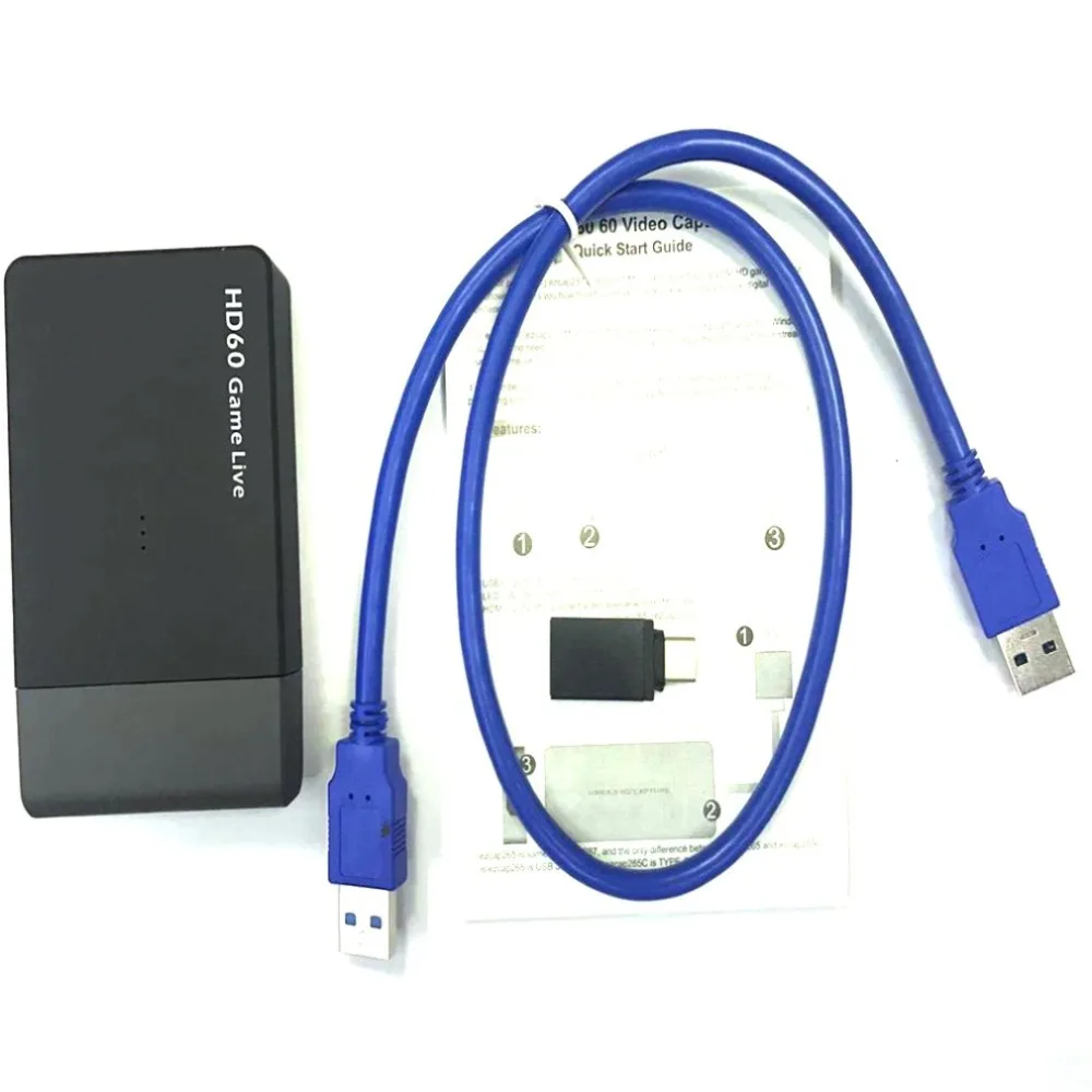 

Usb3.0 Free Drive Hdmi To HDMI Hd Video Capture Card Live OBS Game Live Collection Box