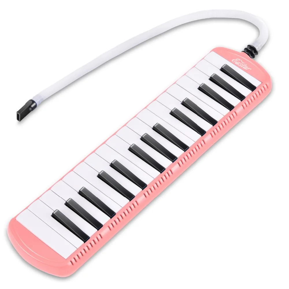 إيستر 32 مفاتيح لوحة المفاتيح Melodica كيت البيانو نمط لحني الأكورديون للطلاب Chliden التعليم مع حقيبة أداة عزف موسيقى الوردي