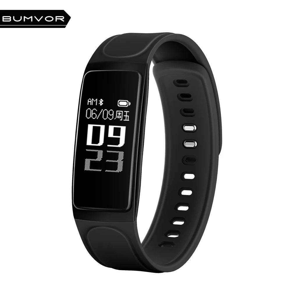 

BUMVOR C7S Bluetooth Smart Wristband IP67 Fitness Bracelet Pedometer Band Blood Pressure & Heart Rate Monitor Activity Trackers