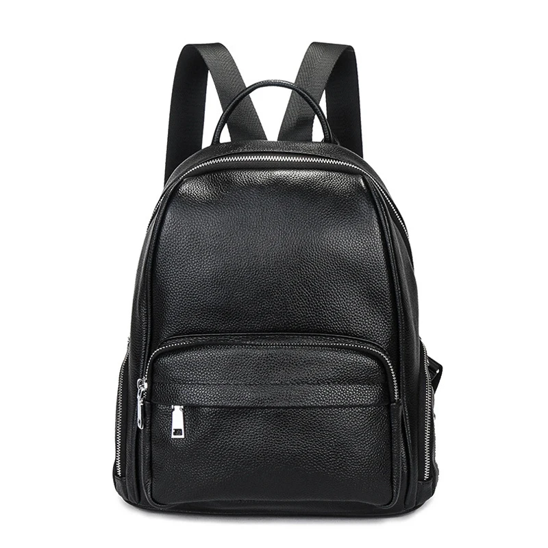 New Fashion 100% Genuine Leather Women Backpacks High Quality Female Real Natural Leather Ladies Girl Student Casual Backpack New Fashion 100% Genuine Leather Women Backpacks High Quality Female Real Natural Leather Ladies Girl Student Casual Backpack