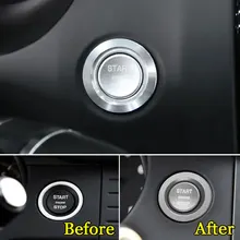 Для Jaguar XF F-PACE E-PACE 2 шт. алюминиевая крышка зажигания для запуска 2 цвета декоративные аксессуары для укладки