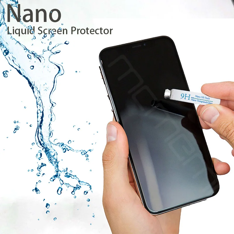 

Universal Nano Liquid Screen Protector Curved Tempered Glass Film Universal for For Samsung A7 2018 s10 s10e a6s a9s a8s W2019