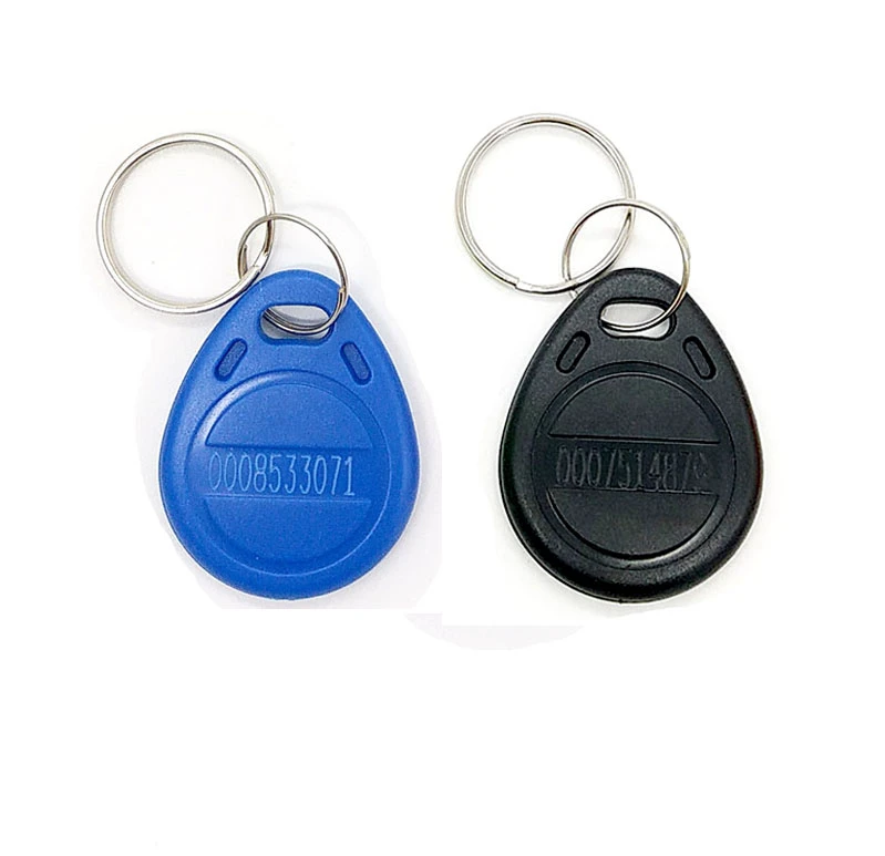 smart door knob 2pcs 125KHz TK4100 EM4100 RFID Tag Proximity Token Keyfobs RFID Card Key smart lock front door