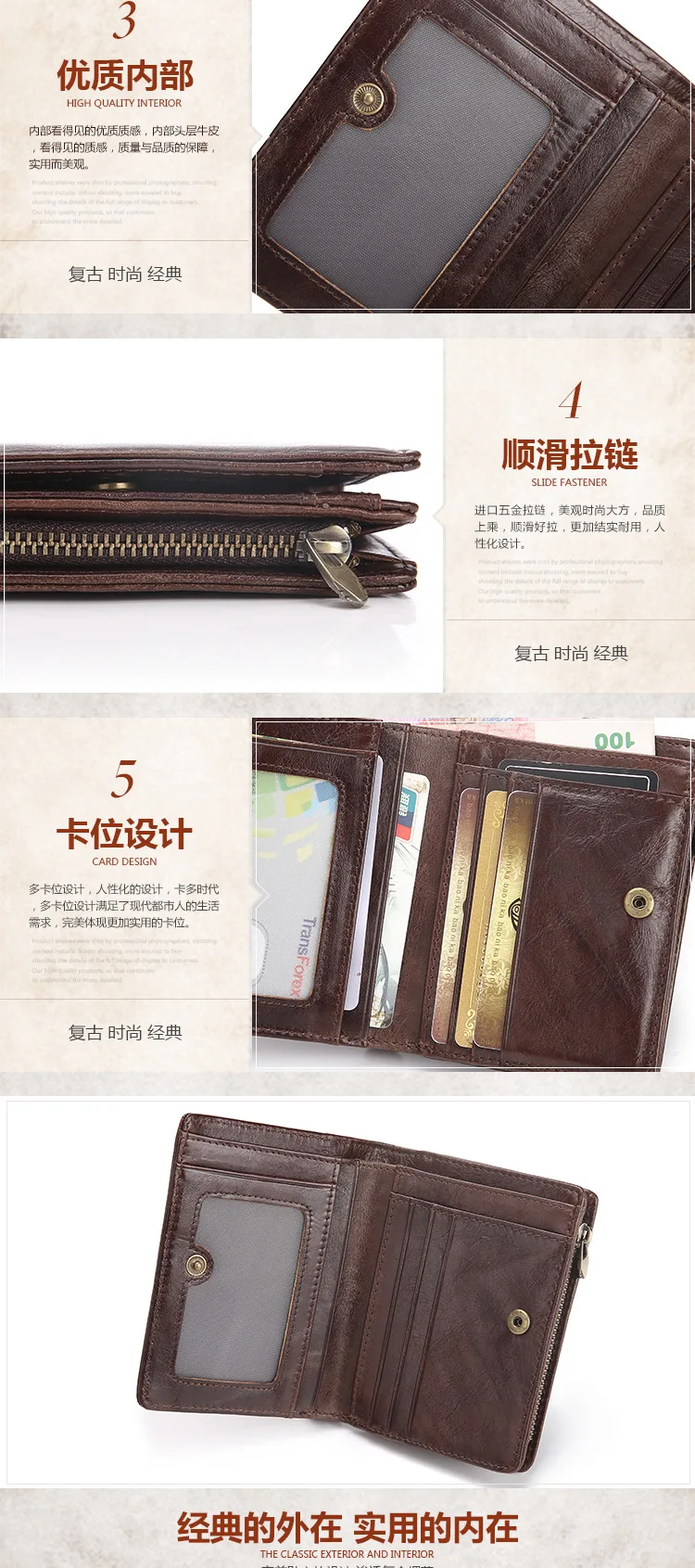 AETOO мужской короткий кошелек кожаный Ретро масло воск кожаный бумажник передник кошелек винтажный кошелек