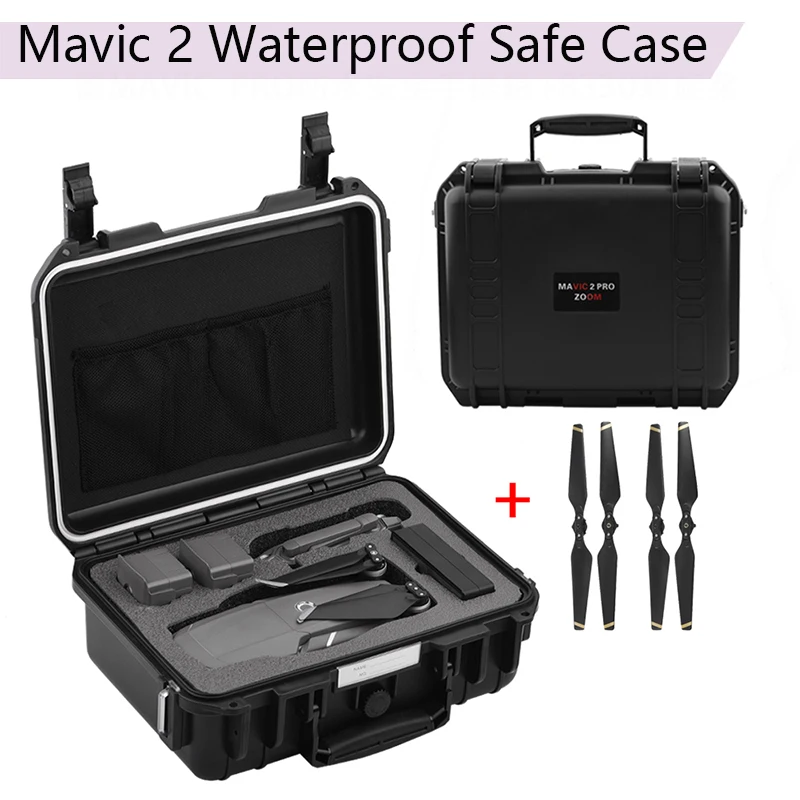 

DJI Mavic 2 Mavic Pro Waterproof Safety Suitcase Box Storage Bag Mavic 2 8743F Propeller Mavic Pro 8330 Props Drone Accessories