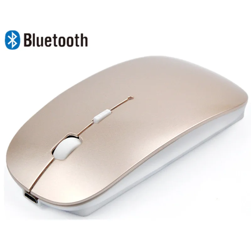 Перезаряжаемая беспроводная мышь Bluetooth 3 0 мини тонкая для планшета Android Macbook