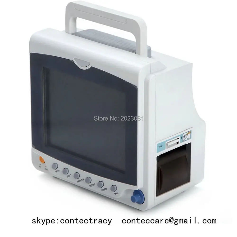 Оборудование монитор пациента в отделении интенсивной терапии жизненный знак с ЭКГ+ NIBP+ SPO2+ PR 3y гарантия