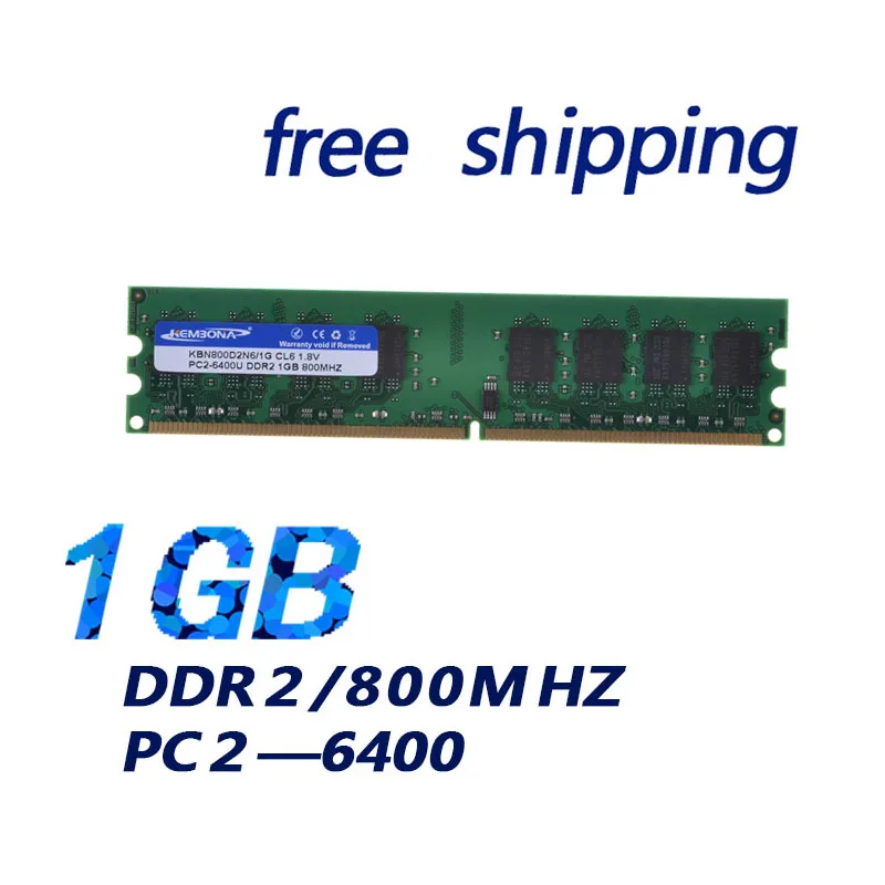 KEMBONA Самая низкая цена модуль памяти DDR2 ОЗУ 1 ГБ 800 МГц для ПК все материнские платы