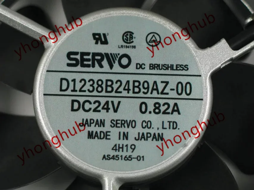 Сервопривод D1238B24B9AZ 00 DC 24V 0.82A вентилятор охлаждения сервера|square fan|server fandc 24v fan |