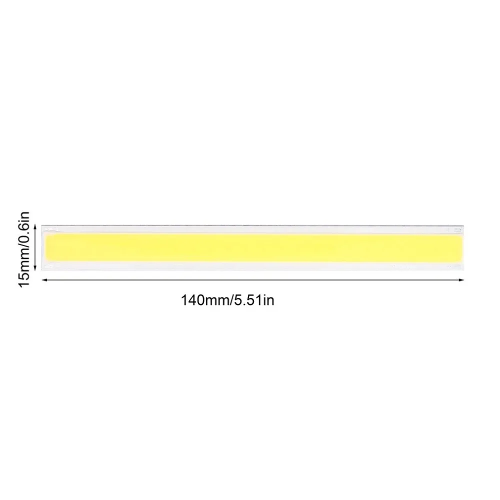 LED lamp strip Bulb 4W 140*15mm DC 12V COB LED Strip Lamp Light White Lighting Source for DIY LED Matrix Chip On Board Bar