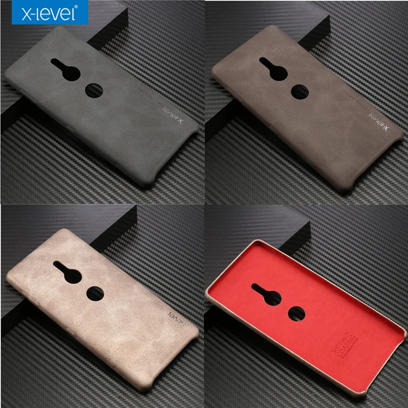 

X-level Vintage Leather case for Sony Xperia XZ2 / XZ2 Compact top quality PU Leather cover for Xperia XA2Plus XA3 Ultra XA2