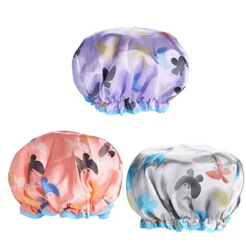 

Hair Care Styling Caps Soft Silk Hair Bonnet with Wide Band Comfortable Night Sleep Hat Hair Loss Cap Ployester Sleep Hat Bonnet