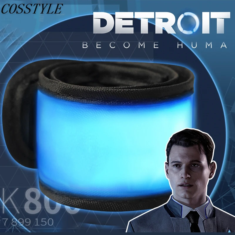 

Detroit: Become Human Cosplay Connor LED Light Luminous Armband Armlet Cosplay Props RK800 Accessory Fans Gift Game Prop