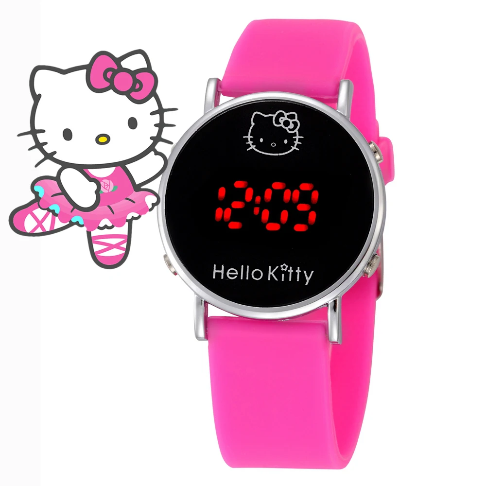 Cat Cartoon Hello Kitty Watch Baby Clock Children Gift