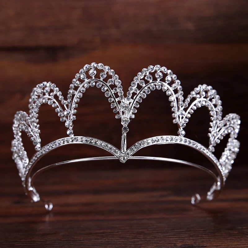 2016 Hot Fashion Cubic Zirconia Crown Hairband Tiara