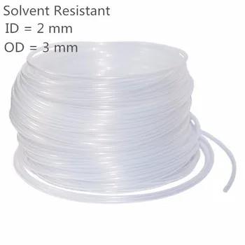 

10 Meters/lot INK CLEAR TUBES 3mm x 2mm - Solvent Resistant | Przewody Solventowe do Tuszu