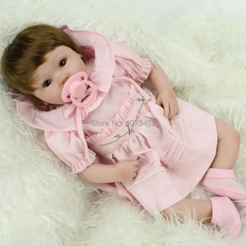 

16inch 40cm brinquedos bebe reborn silicone reborn babie doll juguetes bonecas realista toy gift for kids
