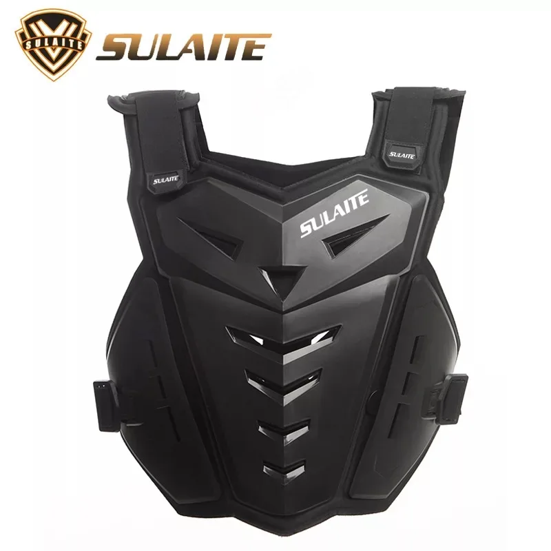 

New Black Motorcross Back Protector Skating Snow Body Armour Motorcycle Spine Guard Vest Car Accessories Moto armor