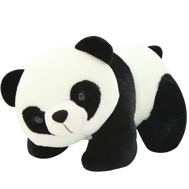 9-16cm 1 piece large size Panda Doll Plush Toy baby bear pillow panda cloth doll kids toys baby birthday gift for Children 4