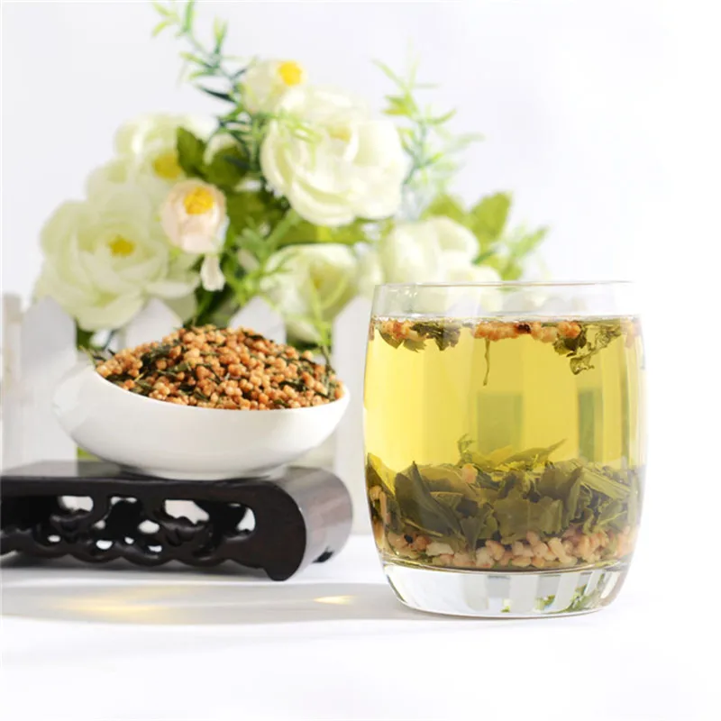 Free Shipping 100g Premium Brown Rice Green Tea Genmaicha Sencha with the rice   Free Shipping 100g Premium Brown Rice Green Tea Genmaicha Sencha with the rice