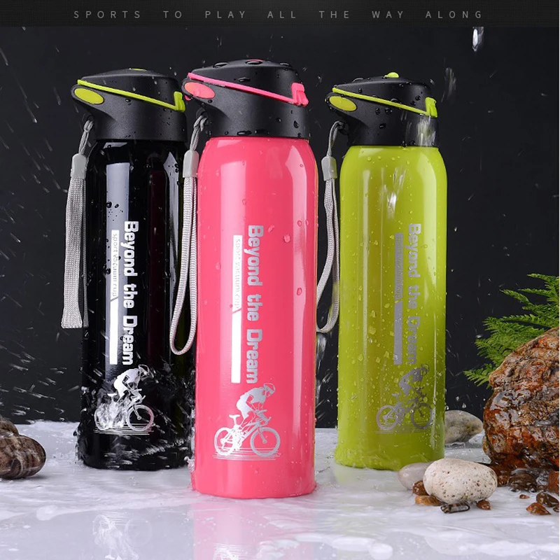 

500ml New Creative Drinkware Termos Mug Stainless Steel Vacuum Flasks Sport Insulation Cup Coffee Tea Straw Thermos Car Cups