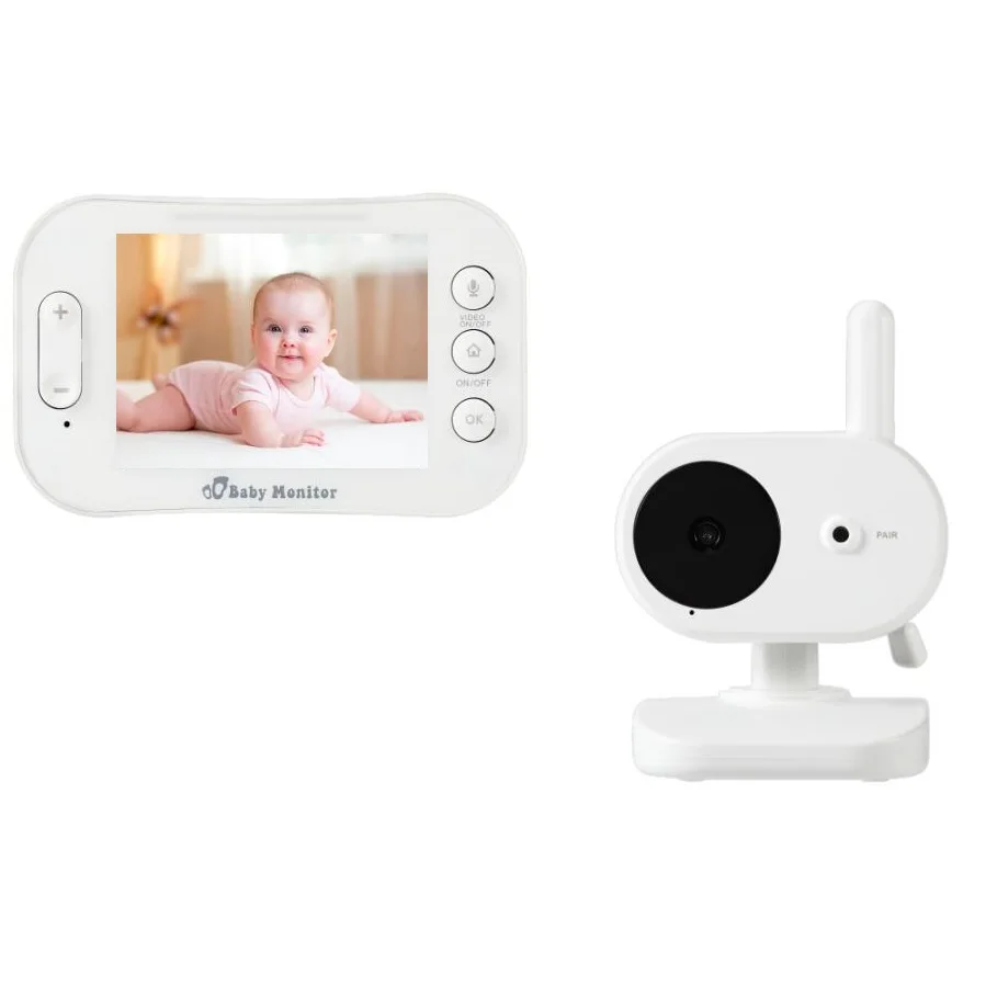

Fetal Doppler monitor bebe 3.5 inch LCD baterial eletronica IR Night Vision Intercom Temperature Sensor Lullabies