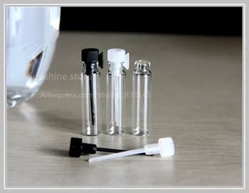

3000pcs/Lot 1ML Mini Travel Glass Perfume Bottle For Essential Oils Empty Contenitori Cosmetic Vuoti For Sample
