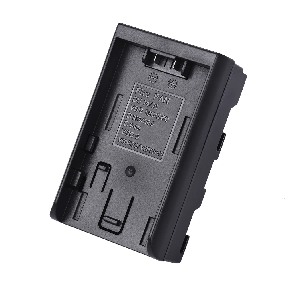 

Converter Adapter Plate Pana. to NP-F Series Battery for DU14/21 VBG6/130/260 D16S/28S/D54S VBN130/260 for DSLR