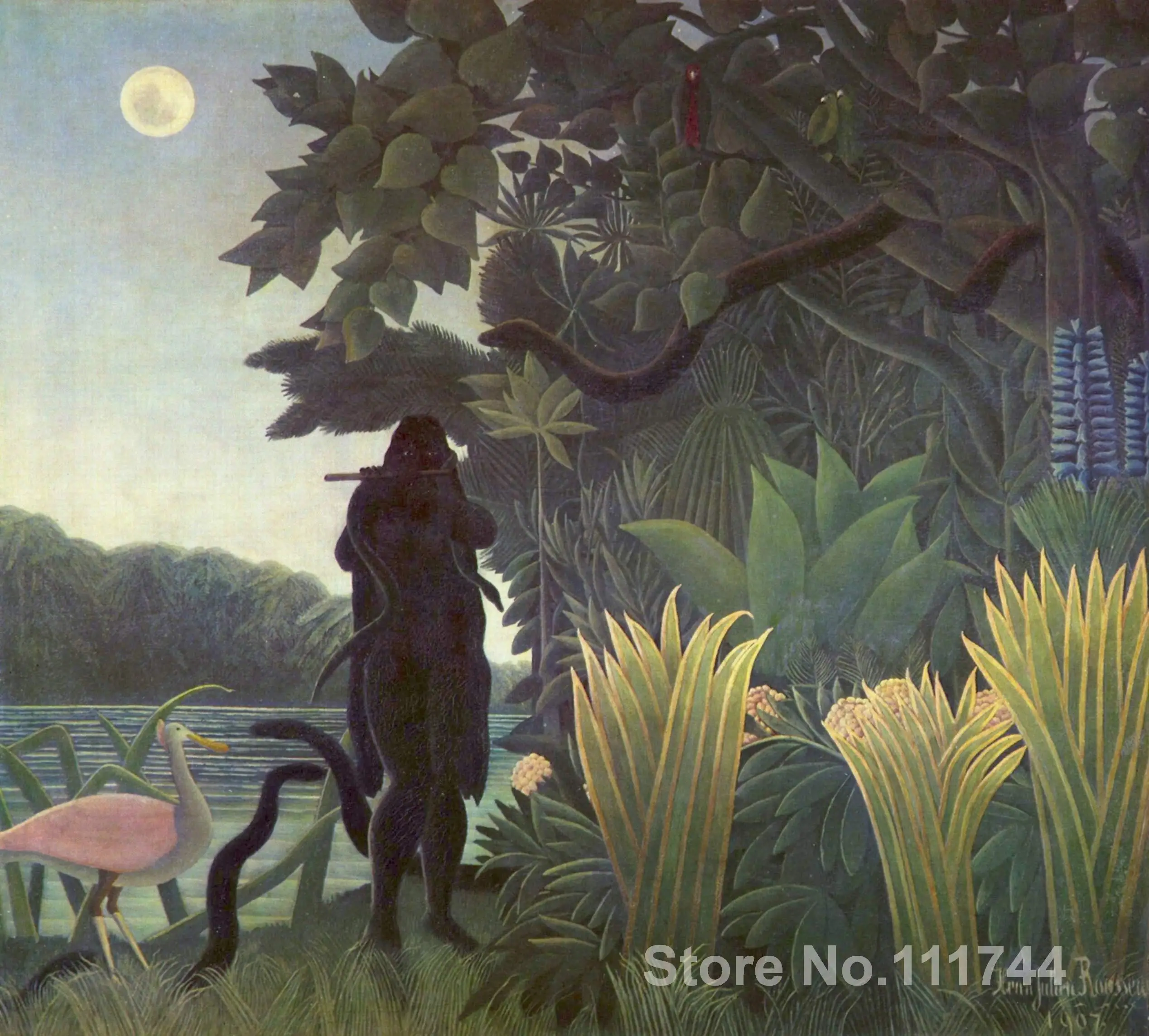 

artwork for home The Snake Charmer Henri Rousseau paintings Hand painted High quality