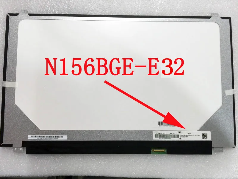 

N156BGE-E32 LED Display Laptop Slim LCD Screen Matrix HD 1366*768 30pin eDP N156BGE E32 Matte