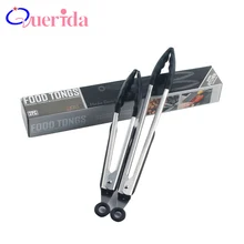 9 дюймов 12 дюймов 2 шт./компл. пищевой пластик Силиконовая ручка для выпечки торта заблокированный пищевой зажим из нержавеющей стали салат клип инструменты для выпечки