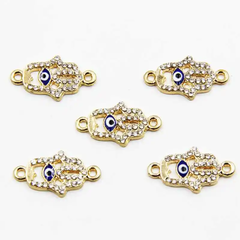 20pcs 21mm 2016 New fashion evil eye charm jewelry DIY link shipping