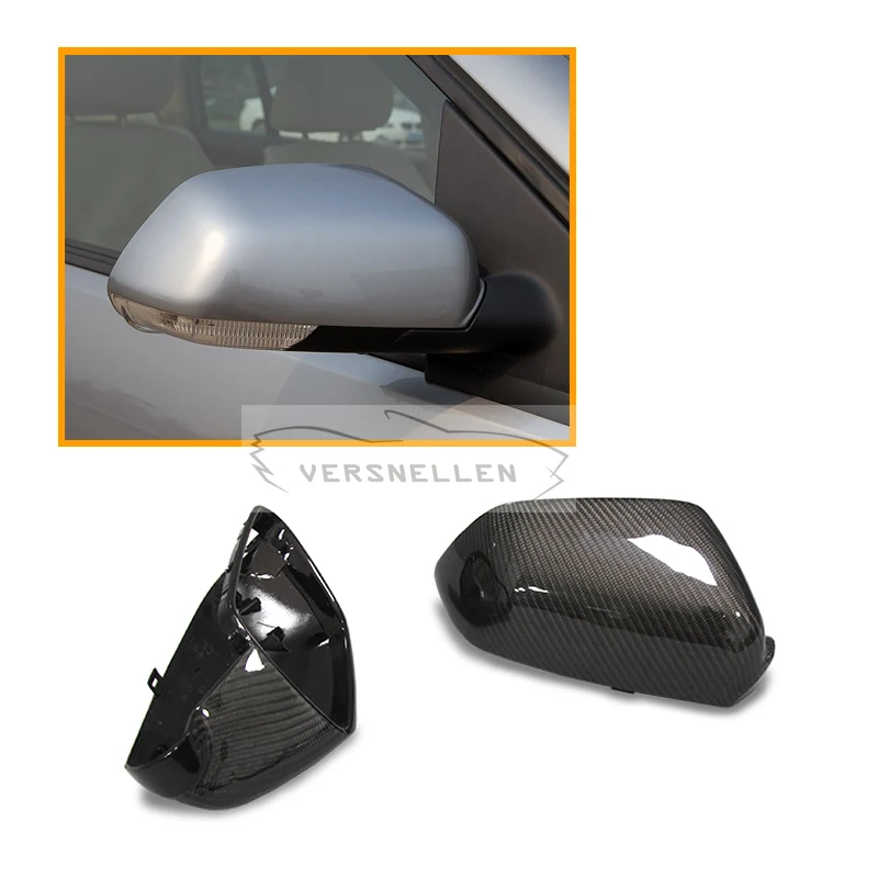 

TOP Quality PU Protect Carbon Mirror Caps 1:1 Replacement OEM Fitment Side Mirror Cover for Volkswagen POLO 2006-2010