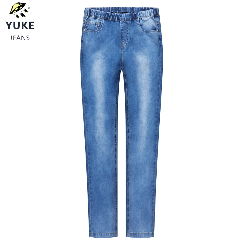 

YUKE The New Girl Hole Jeans Children's Slim Jeans Sexy Leggings Pants Elasticity Tights Kids Jeans 8-15Age I33149