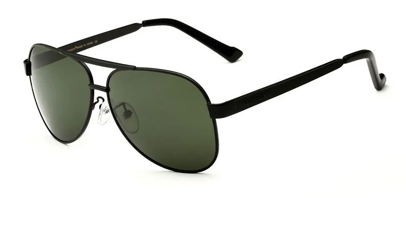 Мужские солнцезащитные зеркальные очки VEITHDIA, винтажные брендовые дизайнерские очки с поляризационными зелеными стеклами, модель 3152
