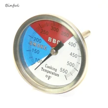 Stainless steel BBQ Accessories Grill Meat Thermometer Dial Temperature Gauge Gage Cooking Food Probe Household Kitchen Tools