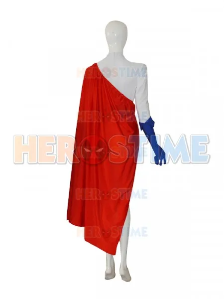 New Power Girl costume Spandex Female Anime Superhero Costume Lady Cosplay DC Comic Costume Hallowe