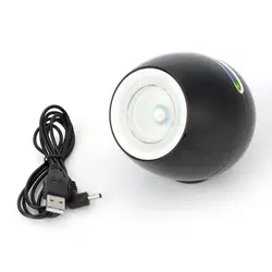 Mini Smart 256 живые цвета 3 W 150lm 660nm светодиодный-COB LED USB настроение свет лампы черный (1,5-3,7 V)