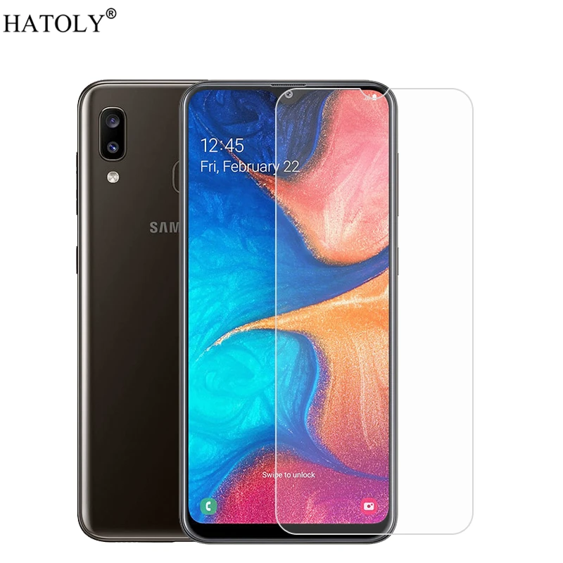 2 шт Для Samsung Galaxy A20 стекло для Закаленное Защитная пленка экрана A205F | Мобильные