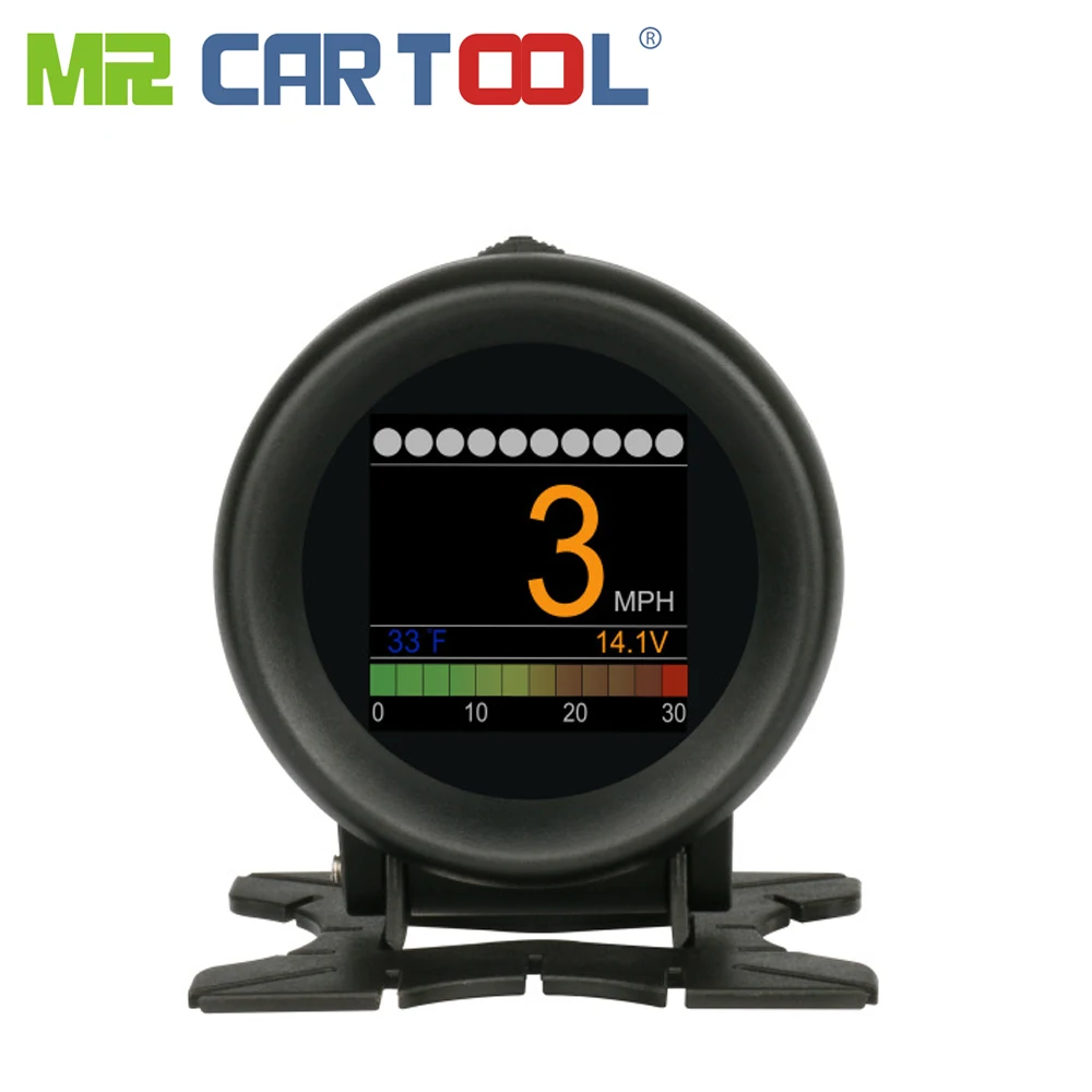 Дешево AUTOOL X60 дисплей Hud Obd Ii 2 автомобиля код двигателя считыватель цифровой счетчик компьютер Obd2 Спидометр Авто диагностический инструмент