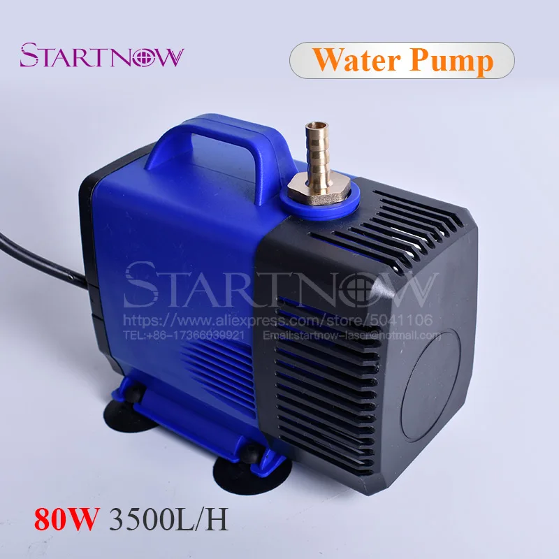

80W Water Fountain Pump Energy Saving Water Submersible Pump For CO2 Laser Machine Aquarium Hydroponics Fish Tank Fountainpond