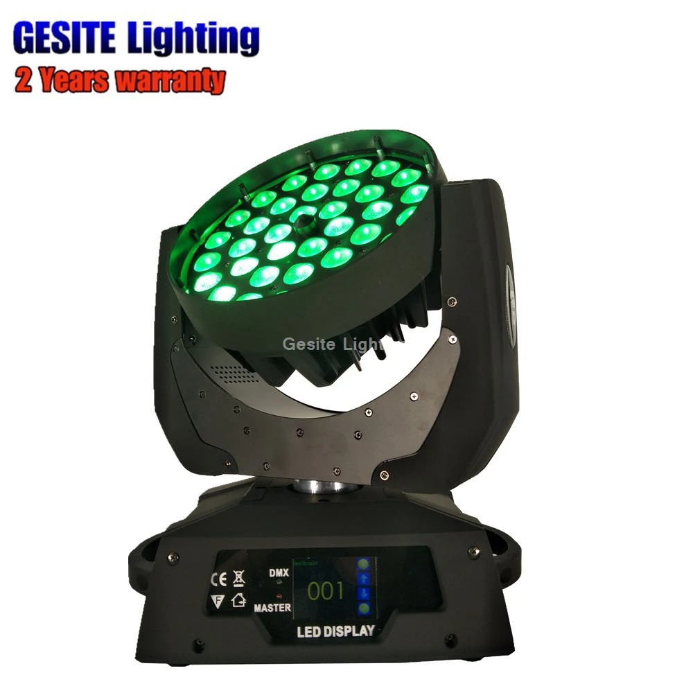 Диско светильник 8 шт./лот высокой мощности 36*15 Вт 5 в 1 rgbwa dmx Zoom Wash beam светодиодная